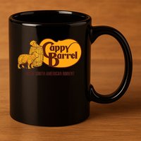Cappy Barrel; Capybara Campaign Store Logo 11oz C Handle Ceramic Mug