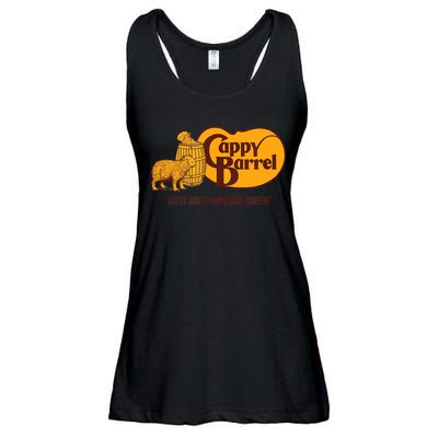 Cappy Barrel; Capybara Campaign Store Logo Ladies Essential Flowy Tank
