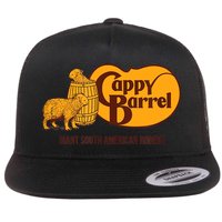 Cappy Barrel; Capybara Campaign Store Logo Flat Bill Trucker Hat