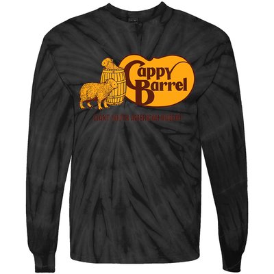 Cappy Barrel; Capybara Campaign Store Logo Tie-Dye Long Sleeve Shirt