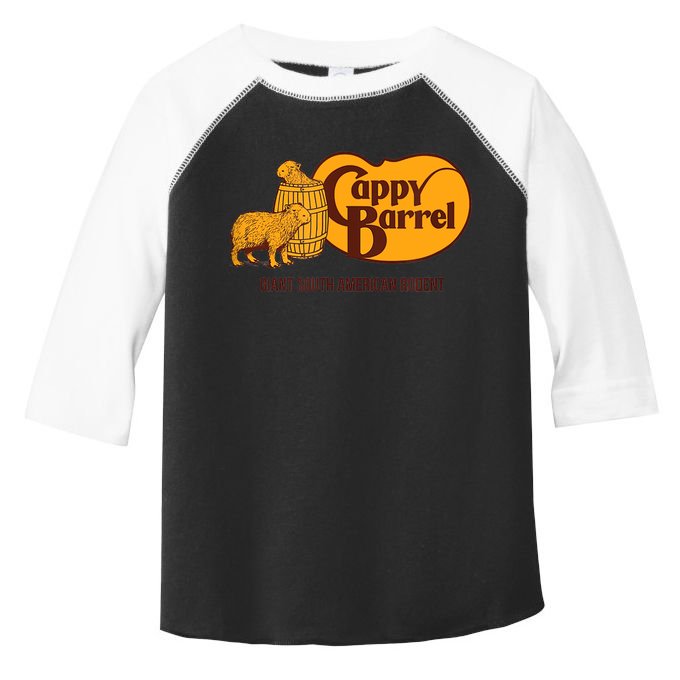 Cappy Barrel; Capybara Campaign Store Logo Toddler Fine Jersey T-Shirt