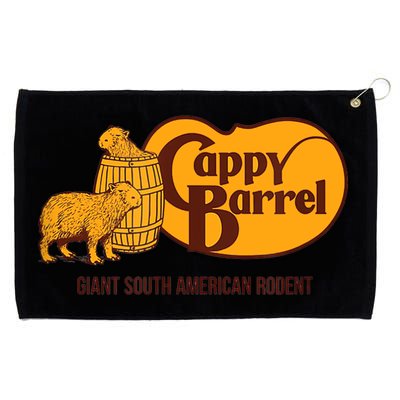 Cappy Barrel; Capybara Campaign Store Logo Grommeted Golf Towel