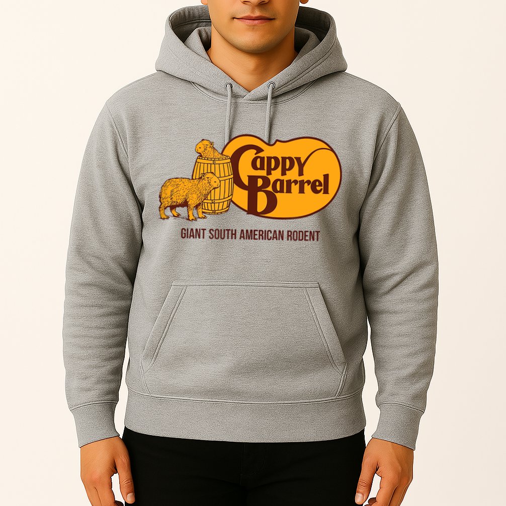 Cappy Barrel; Capybara Campaign Store Logo Hoodie