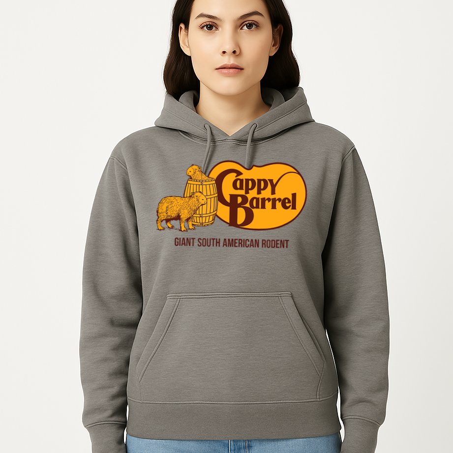 Cappy Barrel; Capybara Campaign Store Logo Hoodie