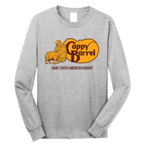 Cappy Barrel; Capybara Campaign Store Logo Long Sleeve Shirt