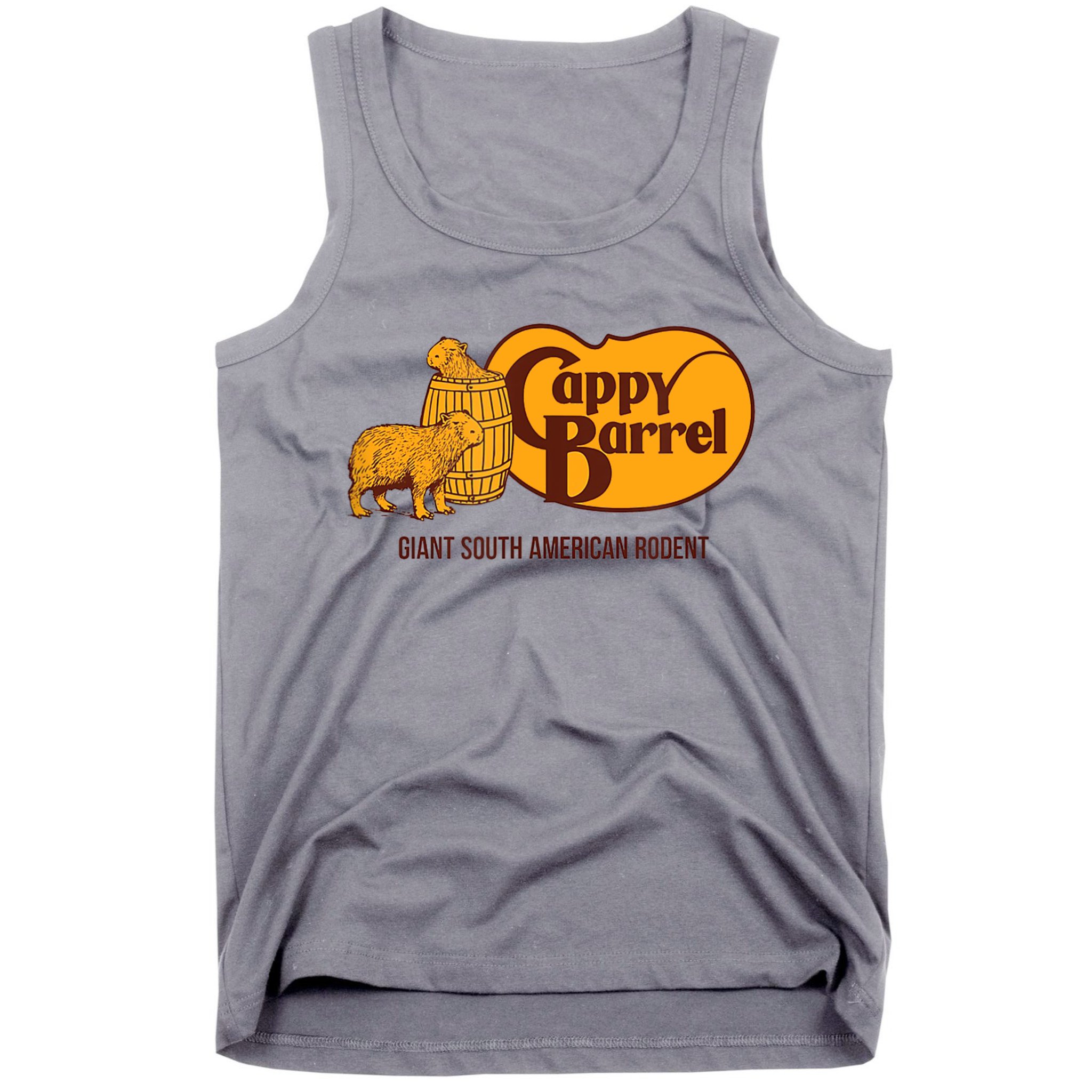 Cappy Barrel; Capybara Campaign Store Logo Tank Top