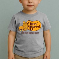 Cappy Barrel; Capybara Campaign Store Logo Toddler T-Shirt
