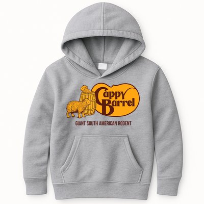 Cappy Barrel; Capybara Campaign Store Logo Kids Hoodie