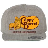 Cappy Barrel; Capybara Campaign Store Logo Wool Snapback Cap
