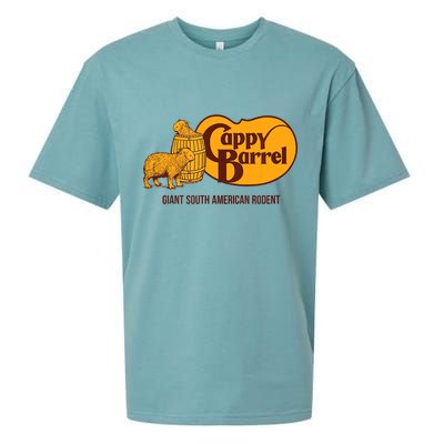 Cappy Barrel; Capybara Campaign Store Logo Sueded Cloud Jersey T-Shirt