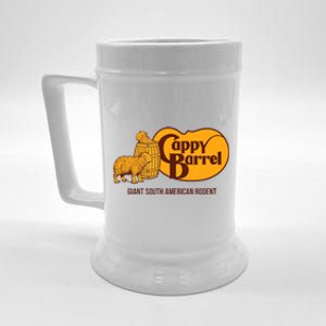 Cappy Barrel; Capybara Campaign Store Logo Beer Stein