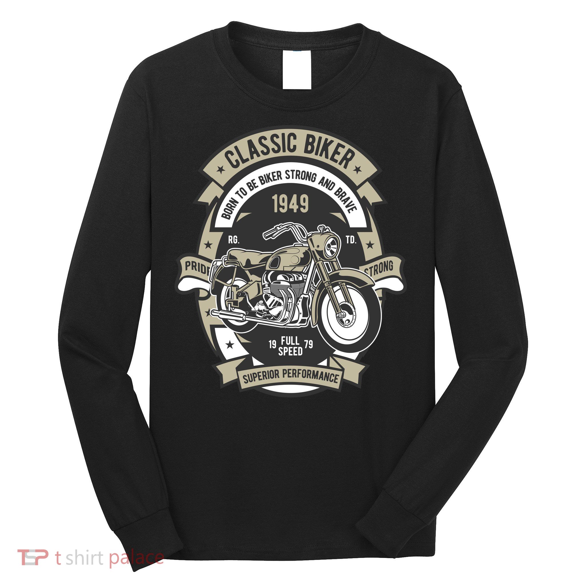 Classic Biker Long Sleeve Shirt