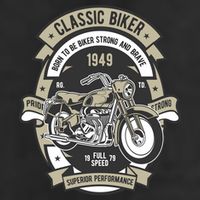 Classic Biker 11oz C Handle Ceramic Mug