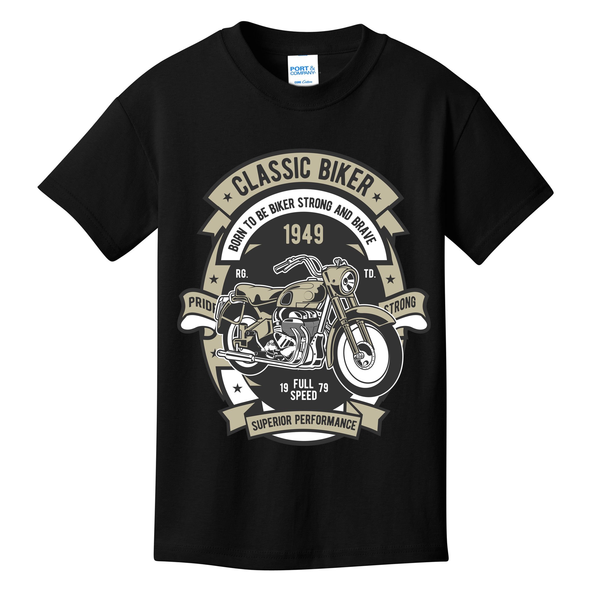Classic Biker Kids T-Shirt