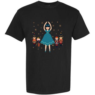 Christmas Ballet Clara Mouse King Princess Nutcracker Garment-Dyed Heavyweight T-Shirt