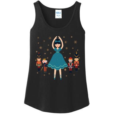 Christmas Ballet Clara Mouse King Princess Nutcracker Ladies Essential Tank