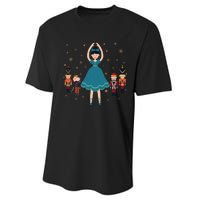 Christmas Ballet Clara Mouse King Princess Nutcracker Performance Sprint T-Shirt