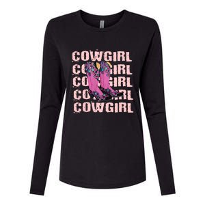 Cowgirl Boots Womens Cotton Relaxed Long Sleeve T-Shirt