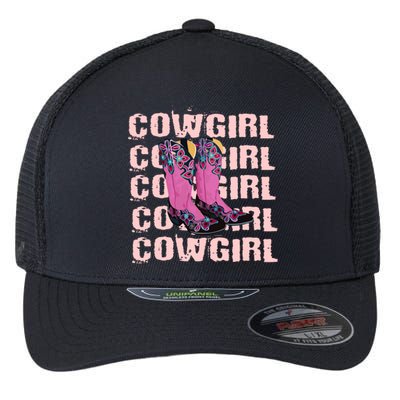 Cowgirl Boots Flexfit Unipanel Trucker Cap