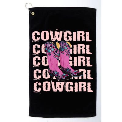 Cowgirl Boots Golf Towel