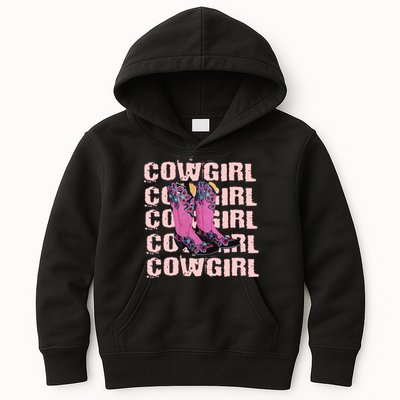 Cowgirl Boots Kids Hoodie