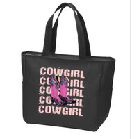 Cowgirl Boots Zip Tote Bag