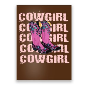 Cowgirl Boots Poster