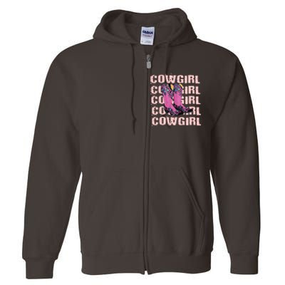 Cowgirl Boots Full Zip Hoodie