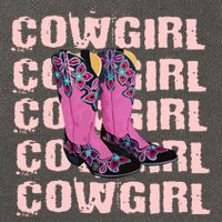 Cowgirl Boots Cotton Canvas Backpack