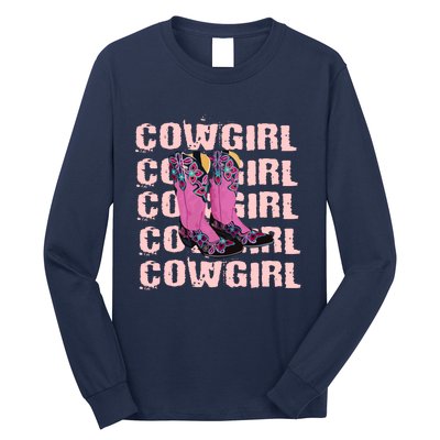 Cowgirl Boots Long Sleeve Shirt