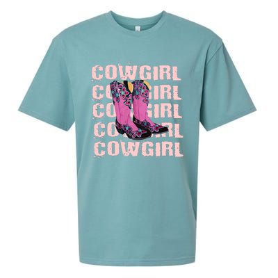 Cowgirl Boots Sueded Cloud Jersey T-Shirt