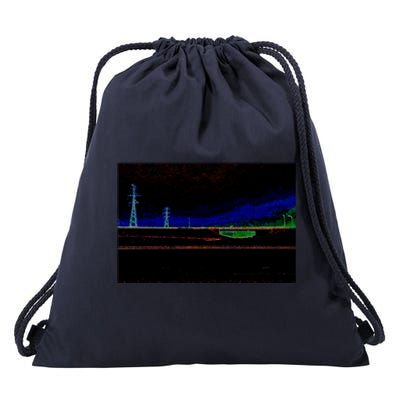 City Bridge Drawstring Bag