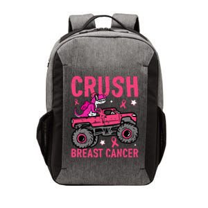 Crush Breast Cancer Awareness Monster Truck Vector Backpack