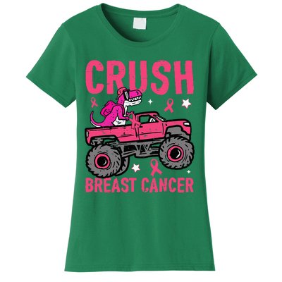 Crush Breast Cancer Awareness Monster Truck Women's T-Shirt