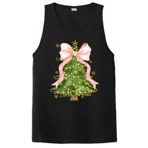 Coquette Bow Christmas Tree Xmas Holiday Girly Outfit Women PosiCharge Competitor Tank