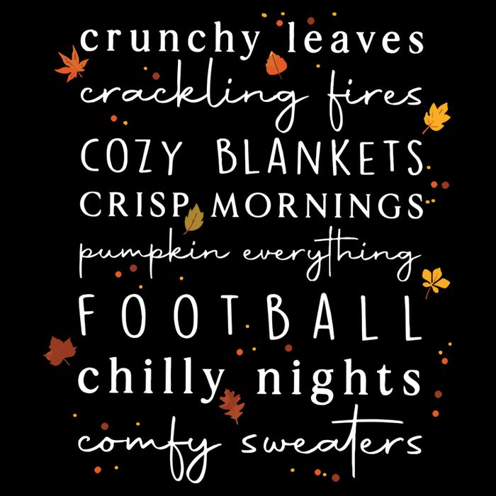 Cozy Blankets Crunchy Leaves Crackling Fires Football 16 in Basic Backpack