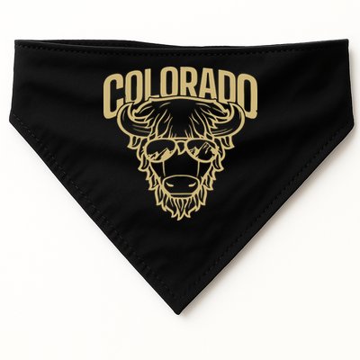 Cool Buffalo Colorado Boulder Game Day USA-Made Doggie Bandana