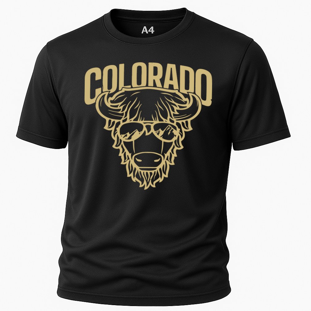 Cool Buffalo Colorado Boulder Game Day Performance Shirt