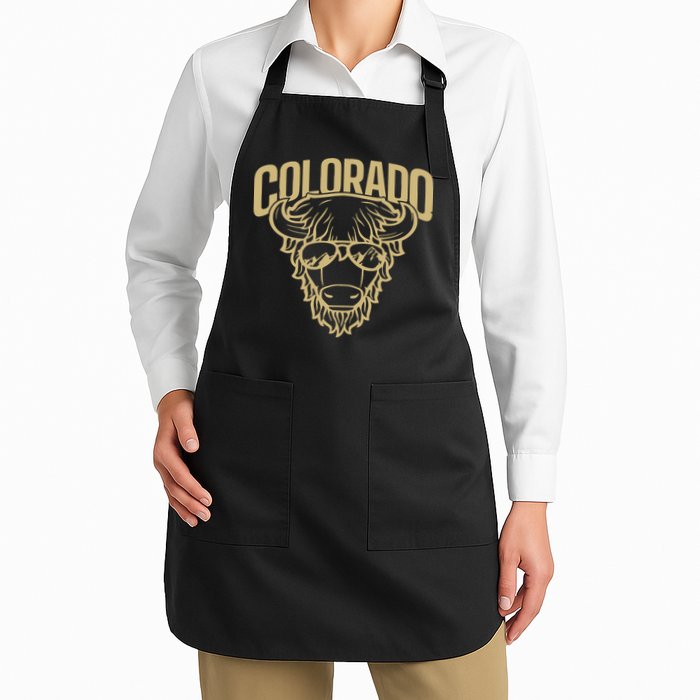 Cool Buffalo Colorado Boulder Game Day Apron