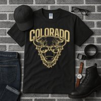 Cool Buffalo Colorado Boulder Game Day Tall T-Shirt