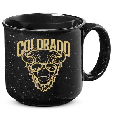 Cool Buffalo Colorado Boulder Game Day 15oz Campfire Ceramic Mug