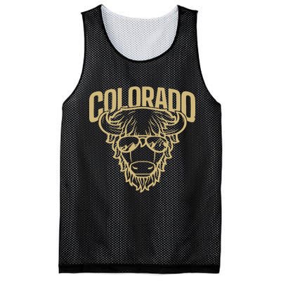 Cool Buffalo Colorado Boulder Game Day Mesh Reversible Basketball Jersey Tank