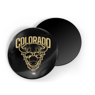 Cool Buffalo Colorado Boulder Game Day Magnet