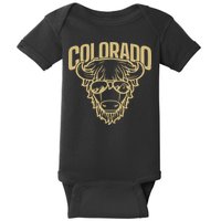 Cool Buffalo Colorado Boulder Game Day Baby Bodysuit