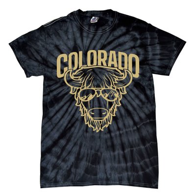Cool Buffalo Colorado Boulder Game Day Tie-Dye T-Shirt
