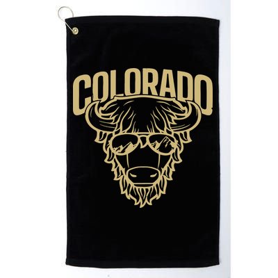 Cool Buffalo Colorado Boulder Game Day Golf Towel