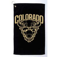 Cool Buffalo Colorado Boulder Game Day Golf Towel