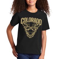 Cool Buffalo Colorado Boulder Game Day Kids T-Shirt