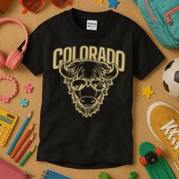 Cool Buffalo Colorado Boulder Game Day Kids T-Shirt
