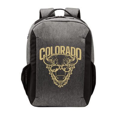 Cool Buffalo Colorado Boulder Game Day Vector Backpack